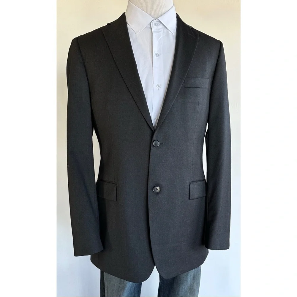 HUGO BOSS Mens Blazer Sport Coat Casual Jacket Size 40L Wool Pasolini Movie